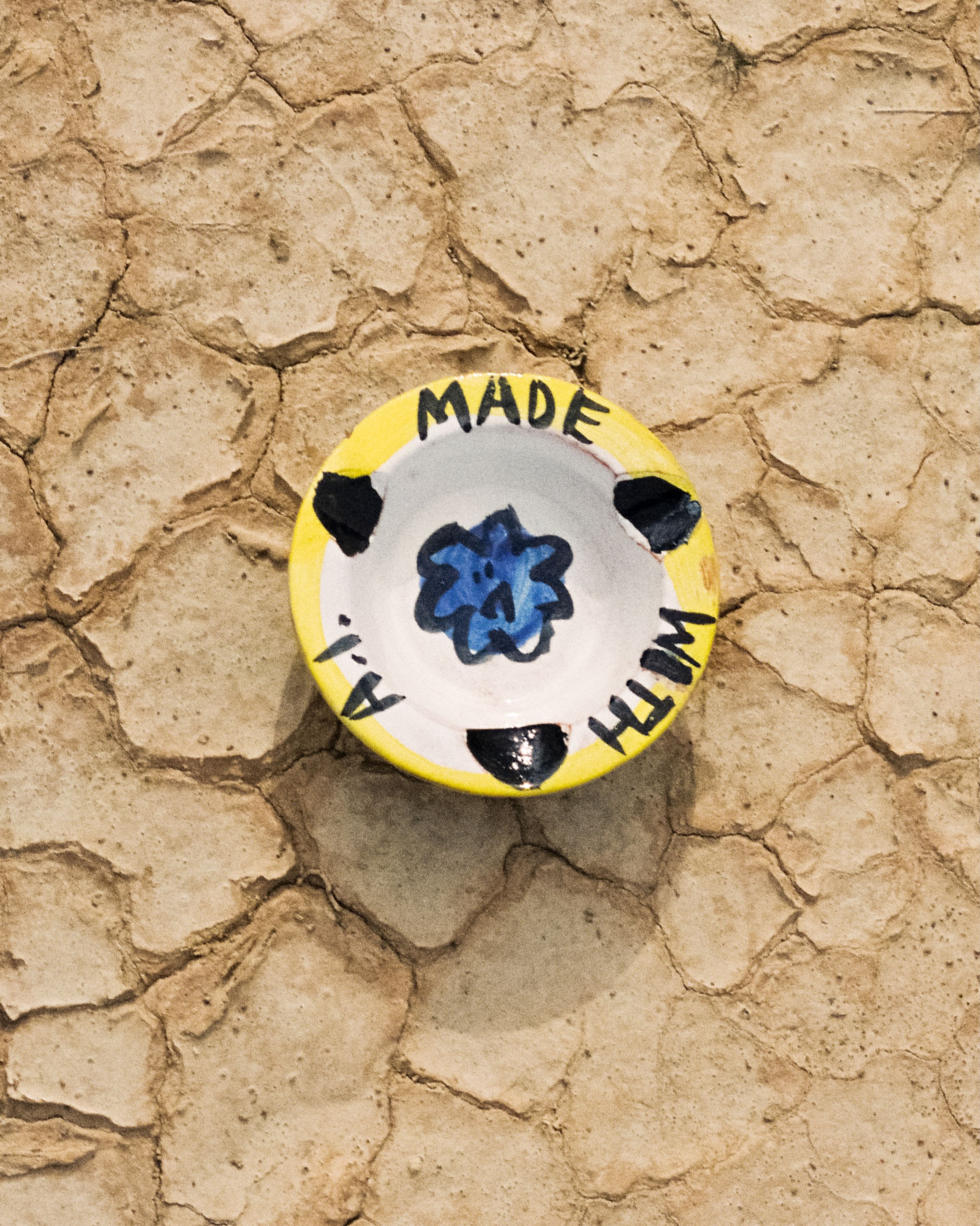 Cenicero "A.I. made this"