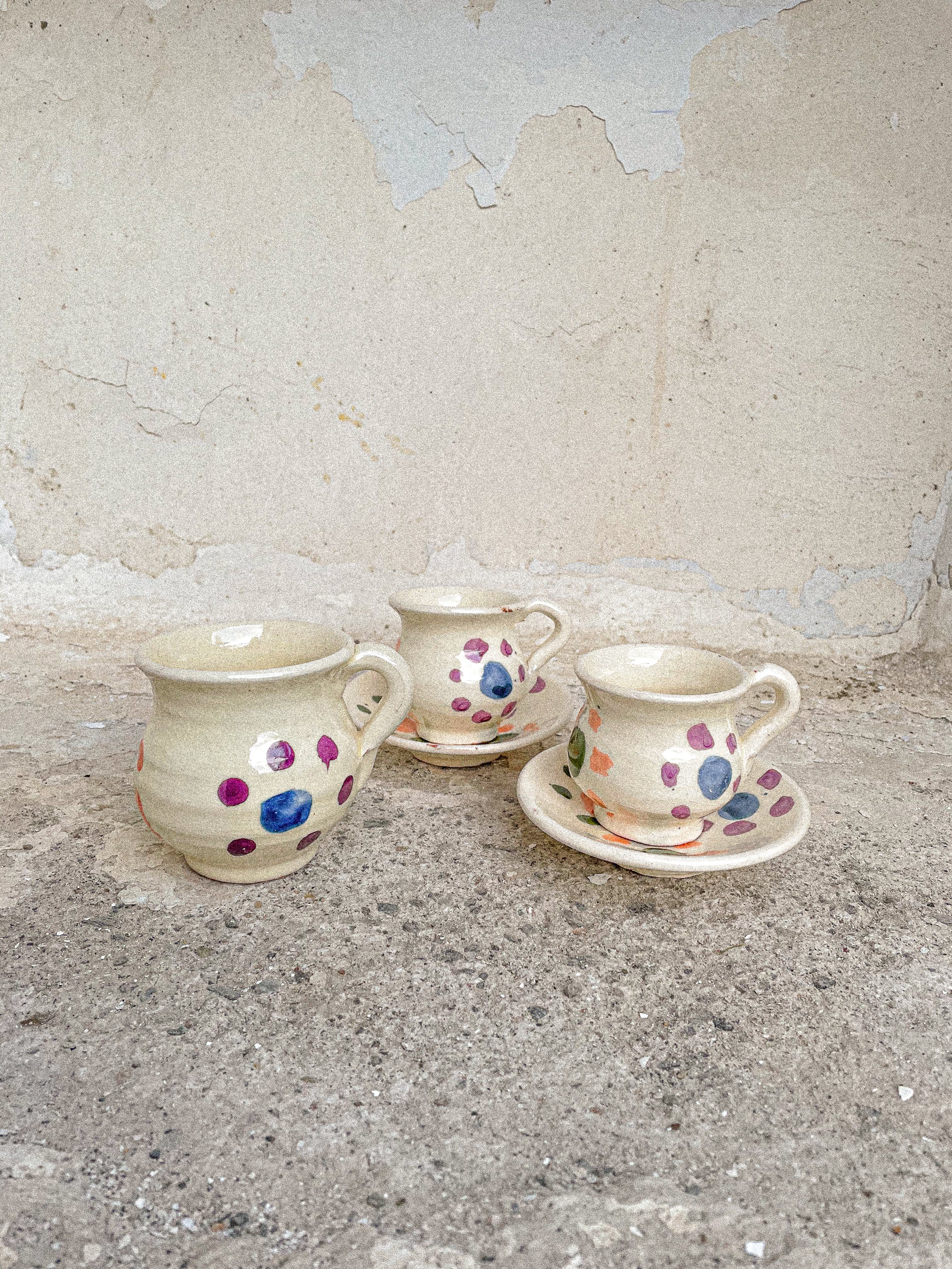Tacita de café Astros con plato